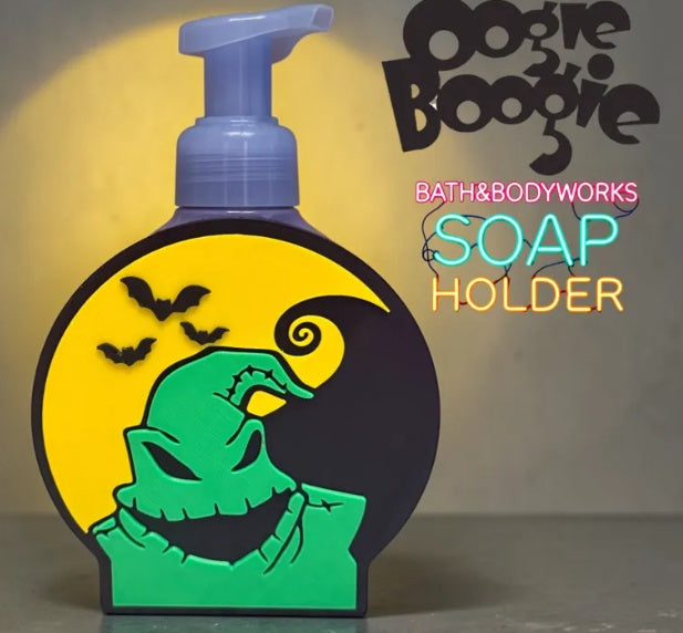 Spooky Boogeyman Foaming Hand Soap Holder – Fits Bath & Body Works Bottles