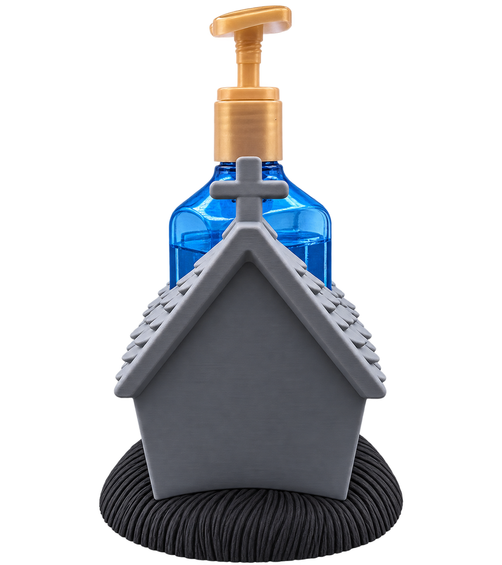 Halloween Ghost Dog Soap Dispenser Holder | 3D Printed Spooky Bathroom & Kitchen Decor