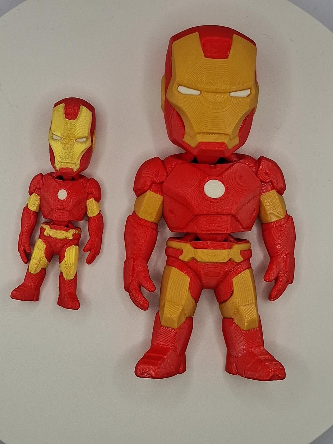 Iron Hero Inspired Flexi Figure | Articulated Superhero Toy | 4 Sizes