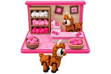 3D Printed Llama Yarn Shop Playset | Interactive Miniature Play Set