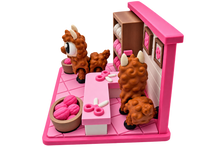 3D Printed Llama Yarn Shop Playset | Interactive Miniature Play Set