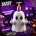 3D Printed Ghost Soap Dispenser Holder – Spooky Bathroom & Kitchen Decor