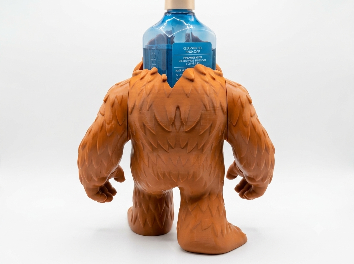 Legendary Sasquatch Hand Soap Holder (Bath & Body Works Compatible)