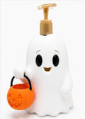 Spooky Ghost Soap Dispenser Holder (Trick-or-Treat Bucket Edition)