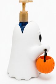 Spooky Ghost Soap Dispenser Holder (Trick-or-Treat Bucket Edition)