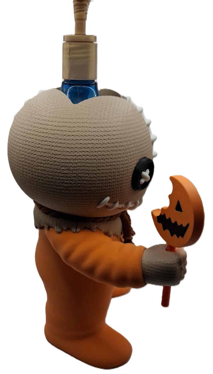 Halloween Pumpkin Character Soap Dispenser Holder | 3D Printed Bathroom & Kitchen Decor