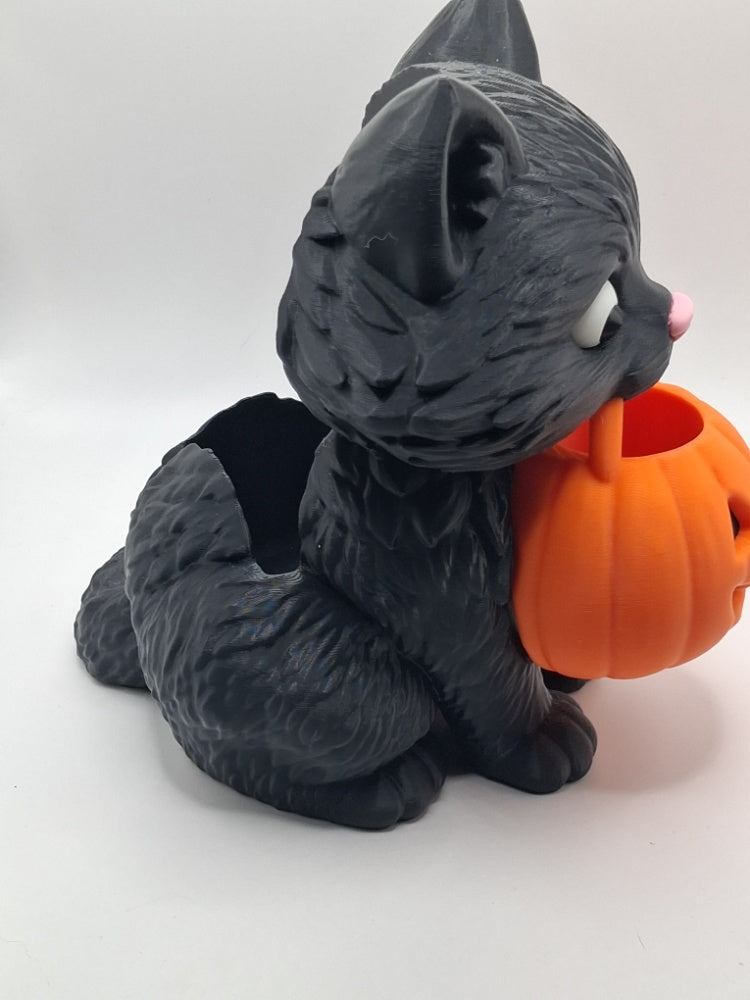 Chloe the Cat Foaming Soap Holder | Halloween Bath & Body Works Compatible Decor
