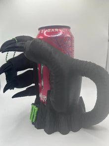 3D Printed Monster Claw Can Holder Mug with Handle – 16oz Energy Drink Cooler