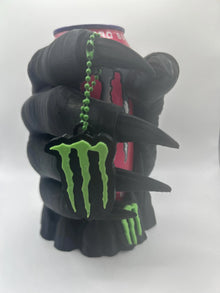 3D Printed Monster Claw Can Holder Mug with Handle – 16oz Energy Drink Cooler
